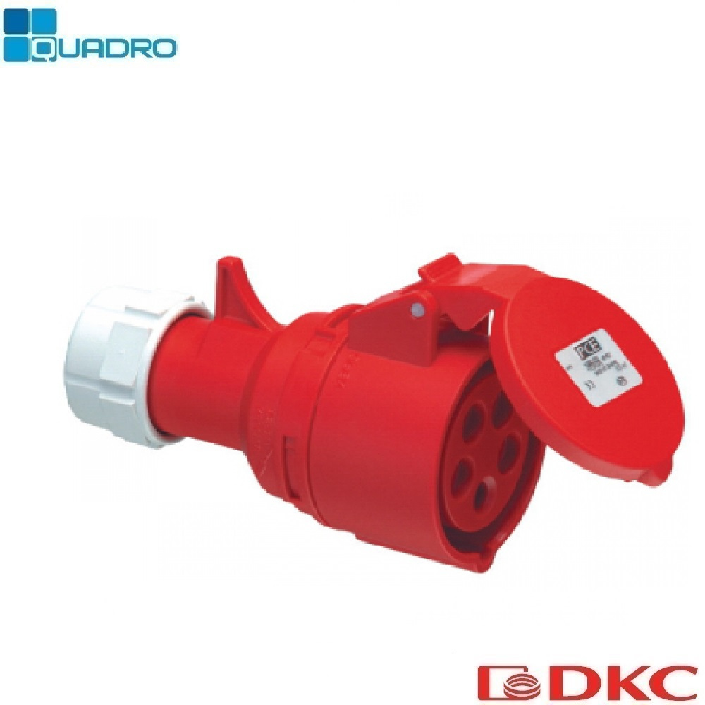 Розетка кабельная IP44 32A 3P+E 400V