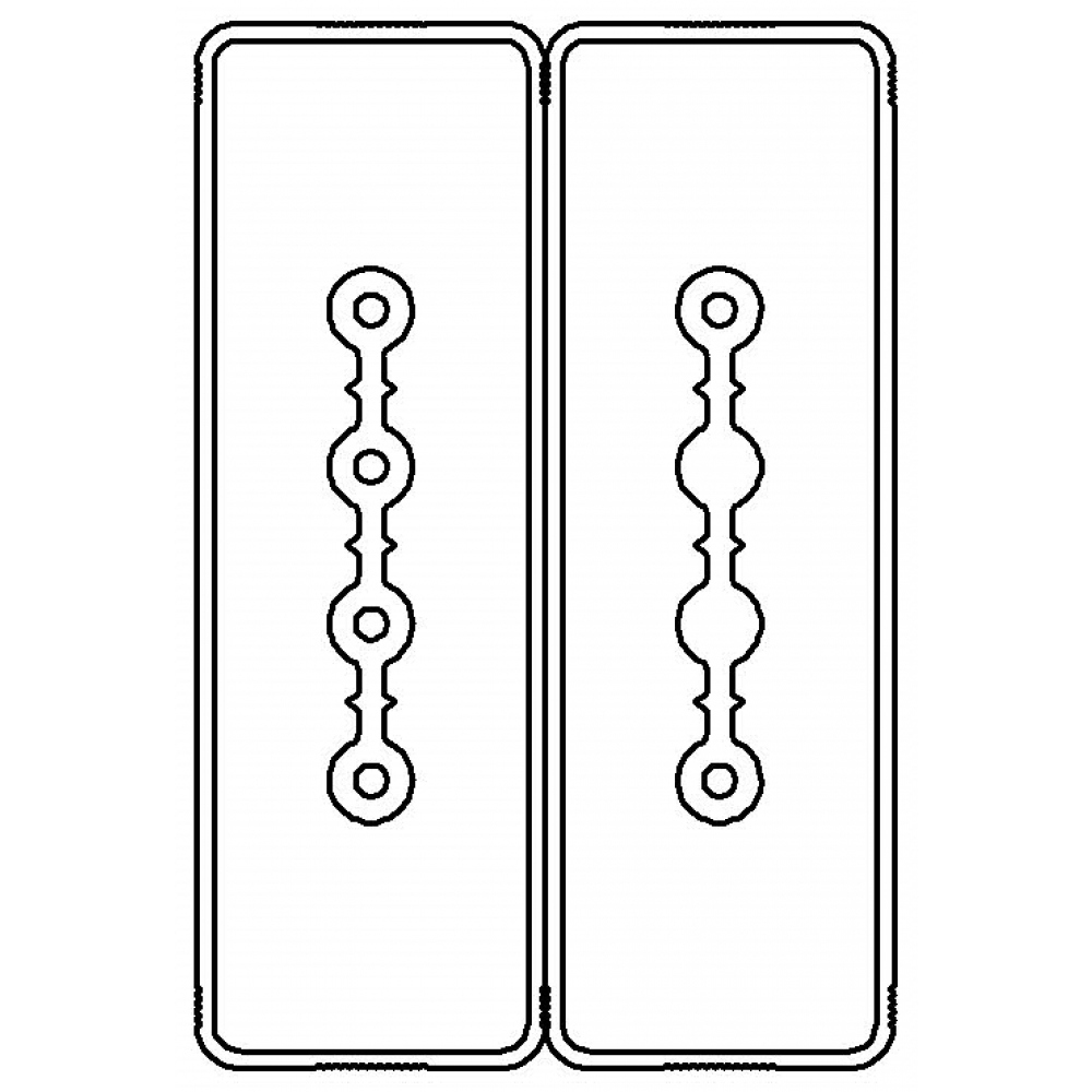 Секция прямая шинопровод 3+3 точек отвода L=3000мм Cu 4P+2P40A