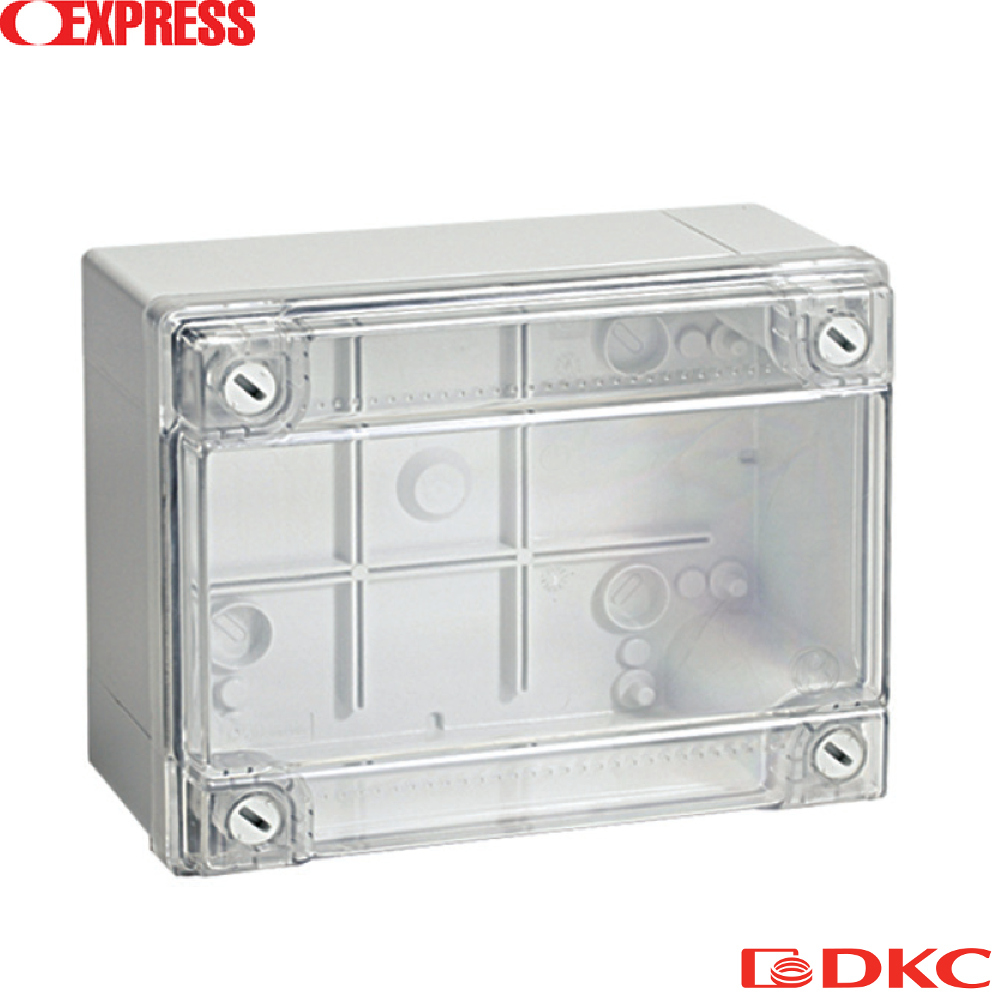 Коробка ответвит. с гладкими стенками, прозрачная, IP56, 150х110х70мм
