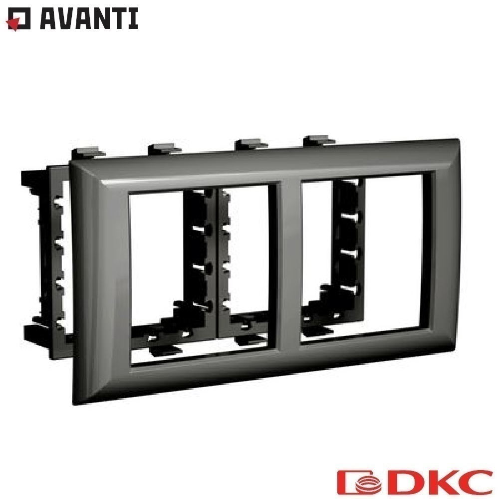Рамка-суппорт 'Avanti' черный для 'In-liner Front', 4 мод.