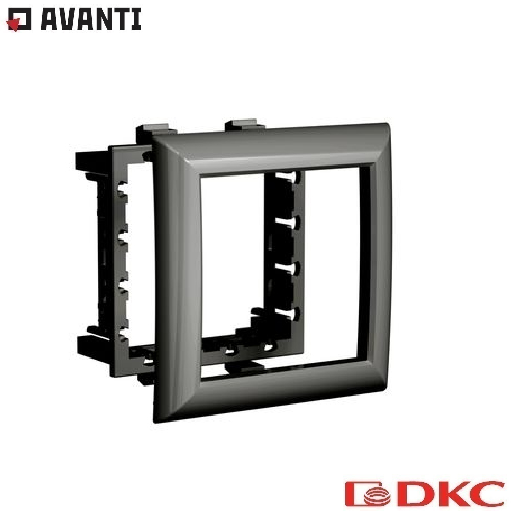 Рамка-суппорт 'Avanti' черный для 'In-liner Front', 2 мод.
