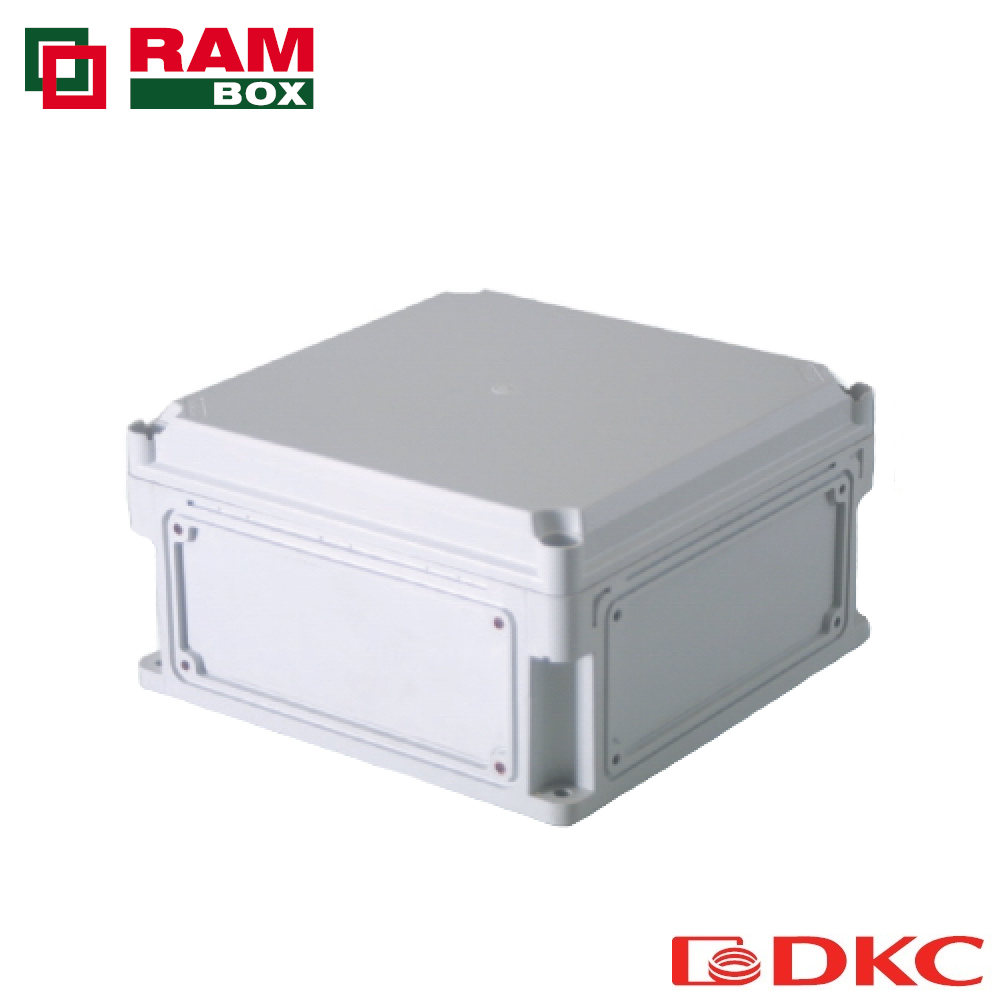 Корпус IP67,300х150х160 (выс.крышки 35),стнк.выбв.флнц.,непрозр.крыш.