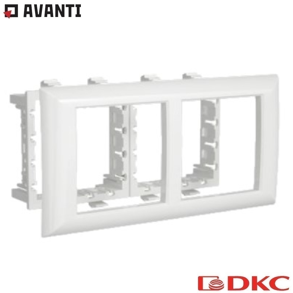 Рамка-суппорт 'Avanti' белый для 'In-liner Front', 4 мод.