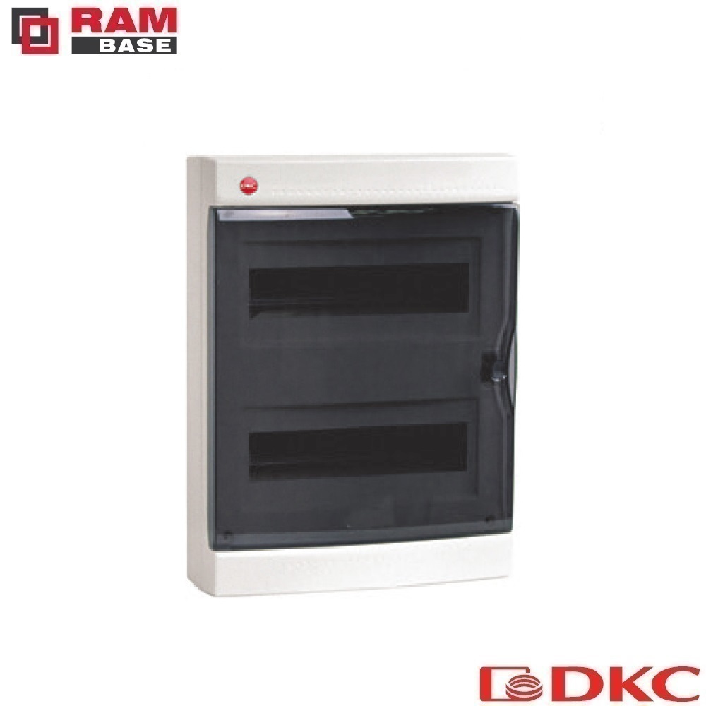 Щиток настен.с дверц.24мод.,IP41,бел.,с усил клем.блок.2х8738