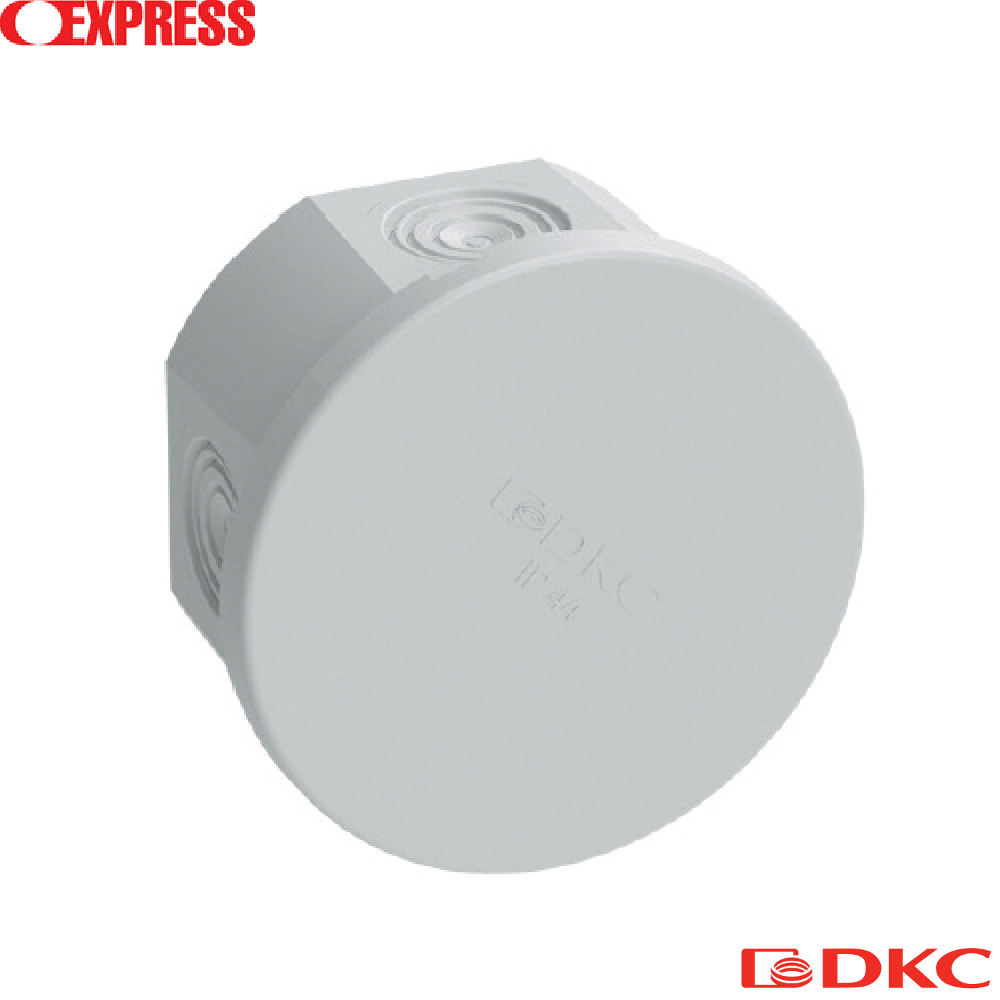 Коробка ответвит. с кабельными вводами, IP44, д.80х40мм (розница)