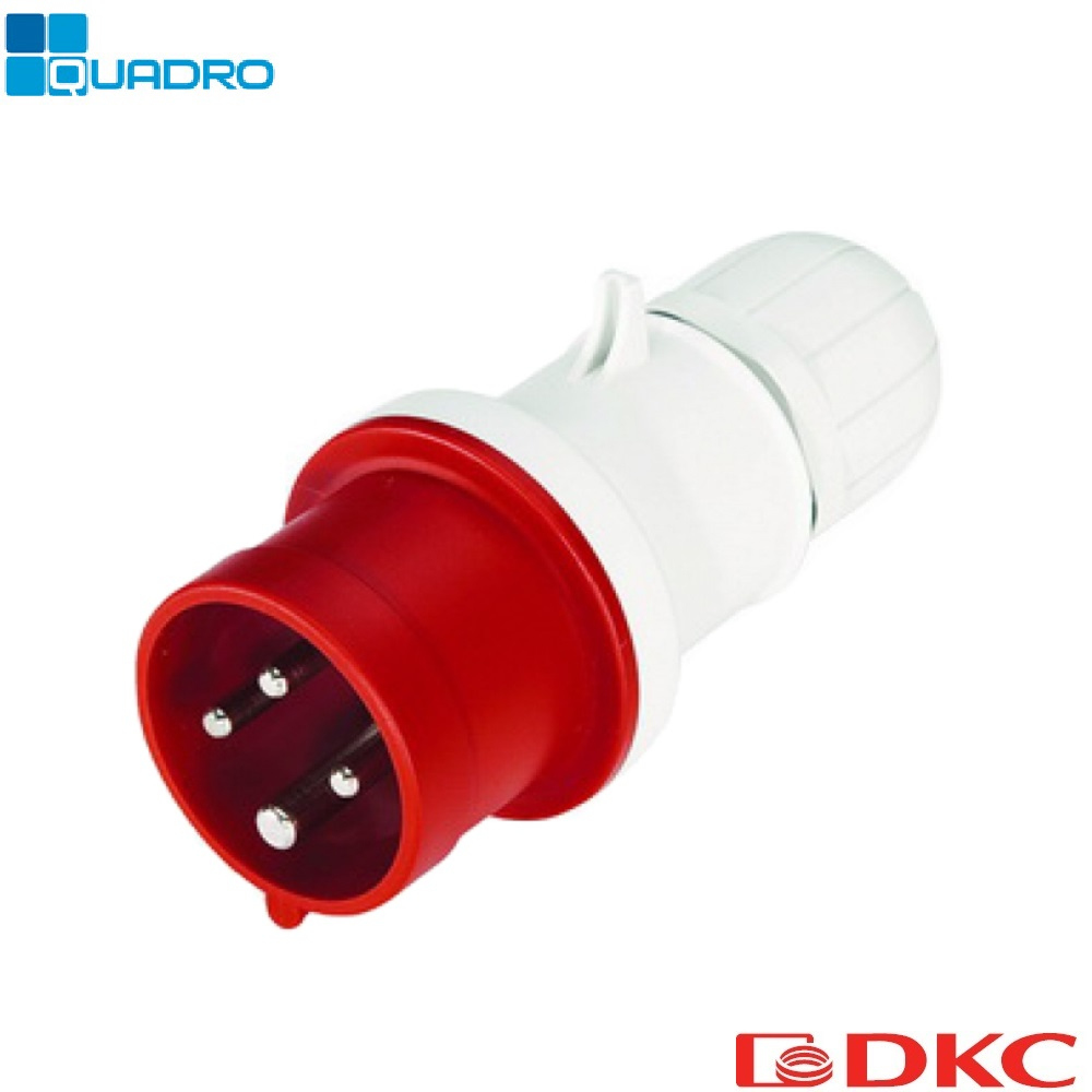 Вилка кабельная IP44 16A 2P+E 230V