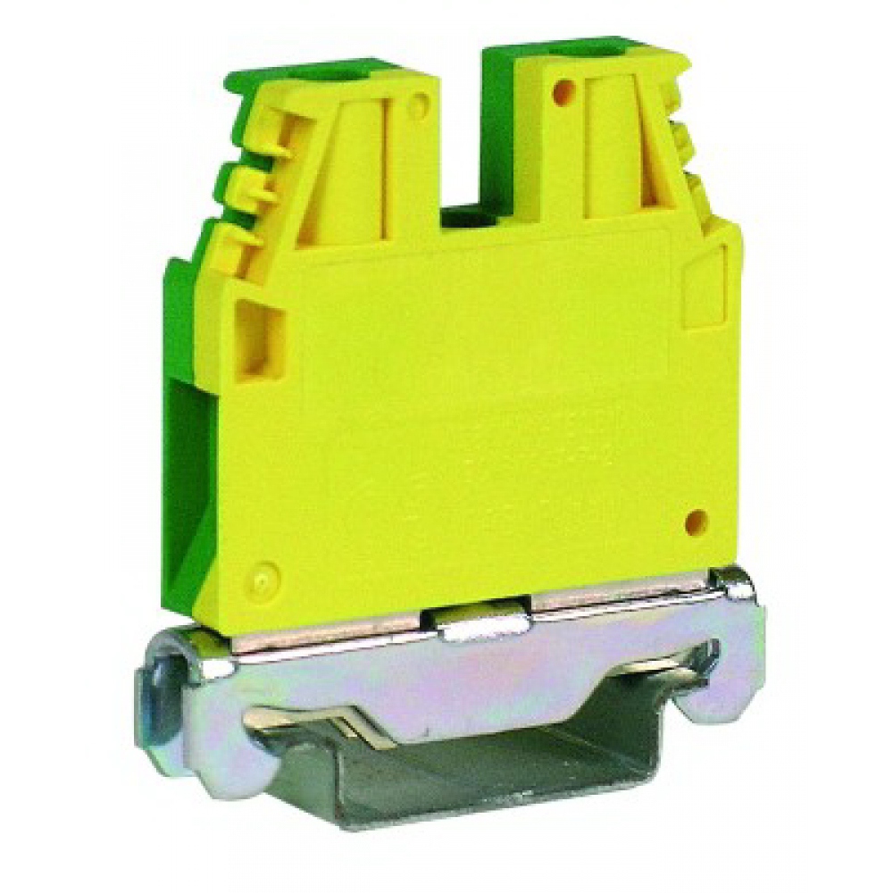 TEC.6/O, зажим для заземления желт.зелен 6 кв.мм