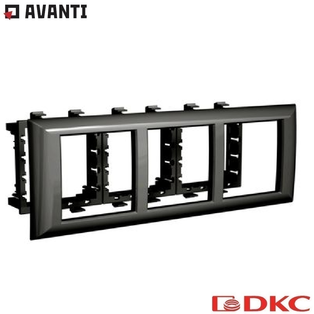 Рамка-суппорт 'Avanti' черный для 'In-liner Front', 6 мод.