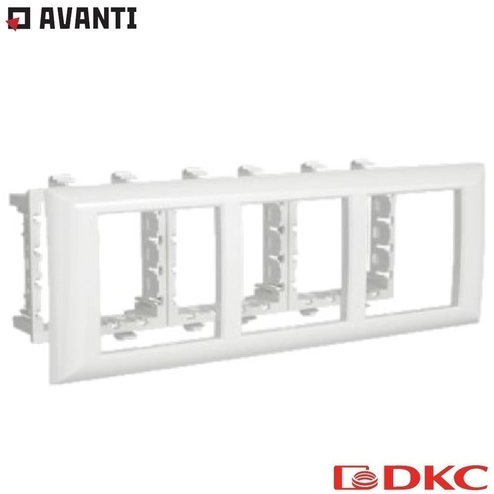 Рамка-суппорт 'Avanti' белый для 'In-liner Front', 6 мод.