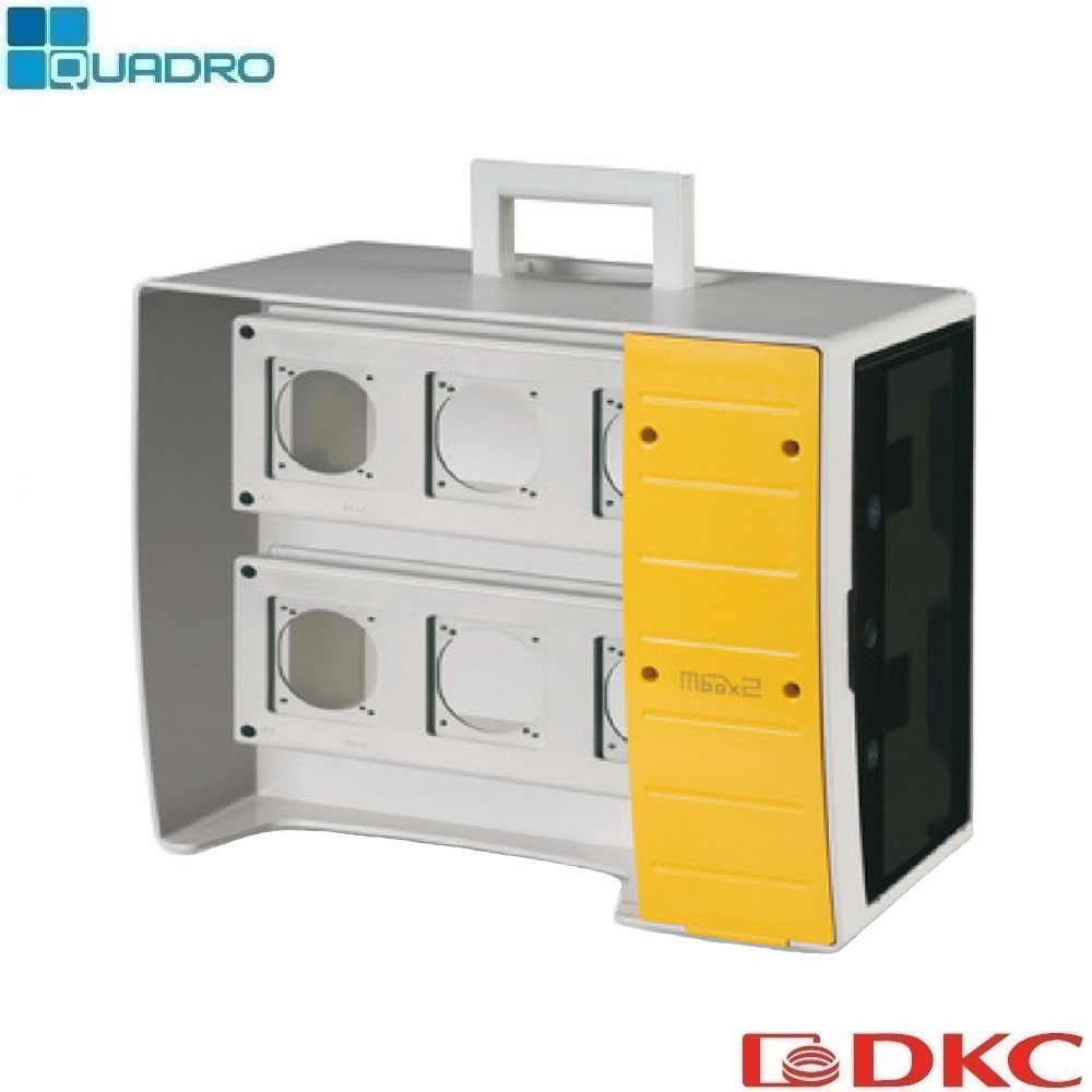 MBOX2. Корпус на 16 модулей и 6 постов с основанием 70х87 мм.