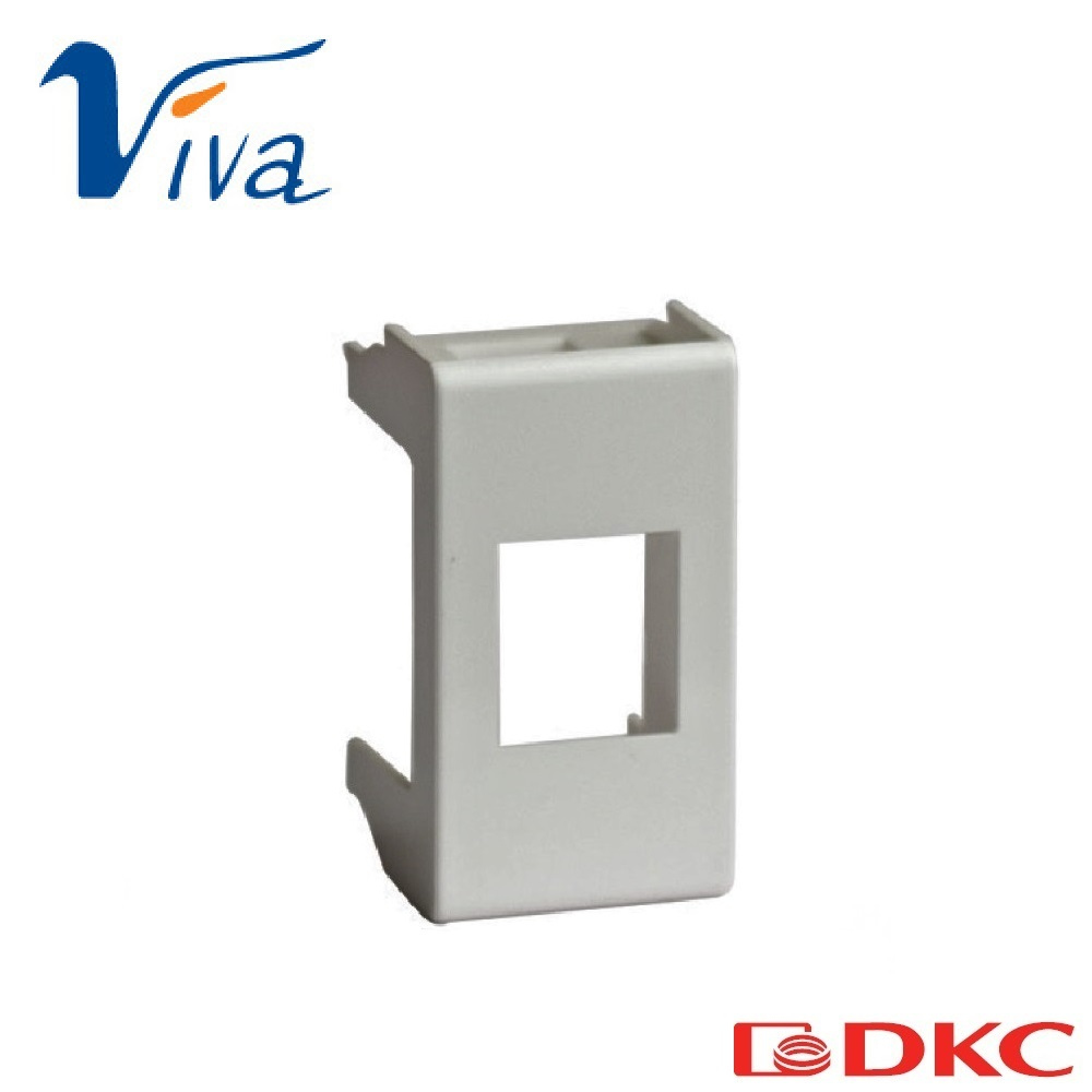 Адаптер Viva для keystone, 1 мод, серый