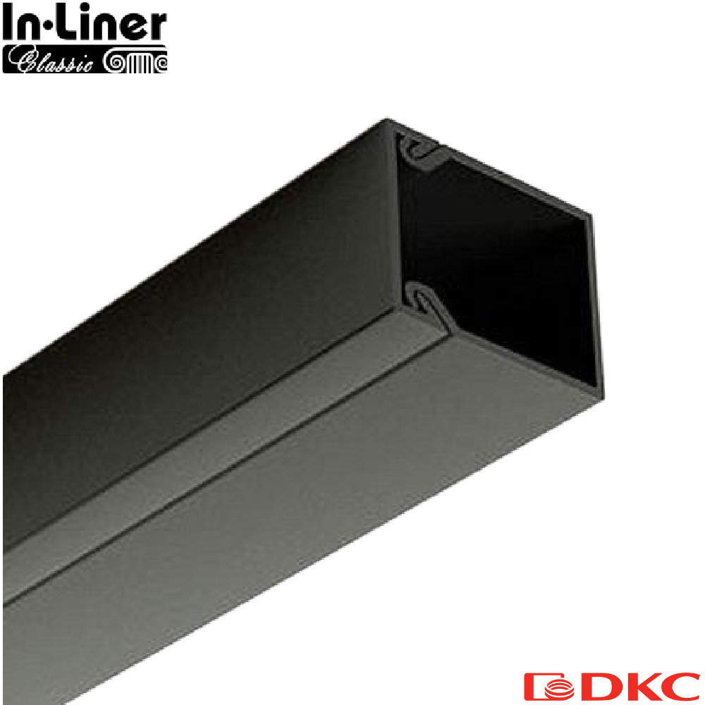 TA-EN 25x30 Короб с плоской основой, цвет чёрный