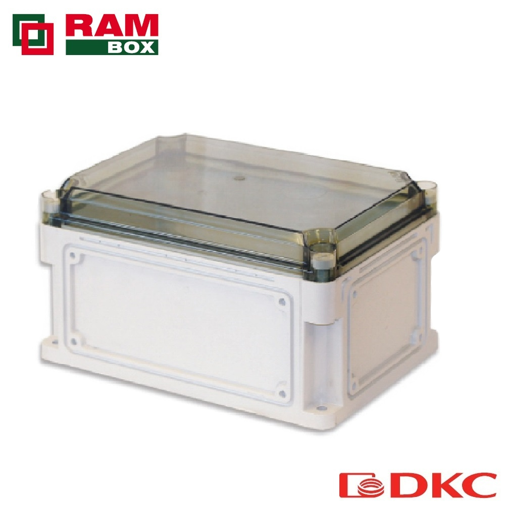 Корпус IP67,600х300х160 (выс.крышки 35),стнк.выбв.флнц.,прозр.крыш.