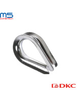 Коуш стальной оцинкованный под трос D6
