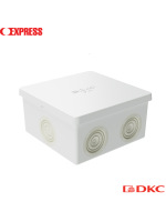 Коробка ответвит. с кабельными вводами, IP44, 80х80х40мм (розница)