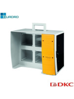 MBOX2 Корпус на 16 модулей и 4 поста с основанием 136х125 мм.