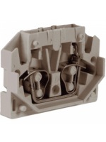 HP.2GR, мини зажим, проходной 2,5 кв.мм серый