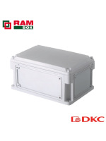 Корпус IP67,300х150х146 (выс.крышки 21),стнк.выбв.флнц.,непрозр.крыш.