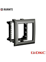 Рамка-суппорт 'Avanti' черный для 'In-liner Front', 2 мод.