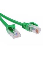 Патч-корд неэкранированный CAT5E U/UTP 4х2, LSZH, зелёный, 5.0м