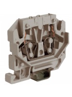 HPP.2GR, мини зажим, проходной 2,5 кв.мм серый