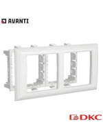 Рамка-суппорт 'Avanti' белый для 'In-liner Front', 4 мод.