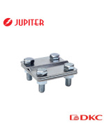 Соединитель пруток - полоса, 57х80 мм, медь