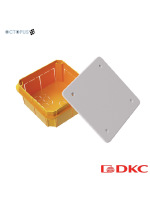 Коробка ответвительная прямоуг. для твердых стен, IP40, 196х152х70мм