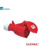 Розетка кабельная IP44 16A 2P+E 230V