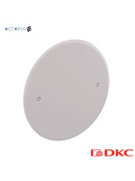 Крышка для коробки установочной, IP40, д.87мм