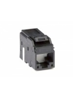Модуль Keystone RJ45 CAT6 не экранированный, черный