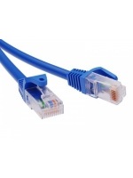 Патч-корд неэкранированный CAT6 U/UTP 4х2, LSZH, синий, 1.0м