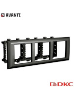 Рамка-суппорт 'Avanti' черный для 'In-liner Front', 6 мод.