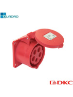 Розетка скрытой установки IP44 16A 3P+E 400V