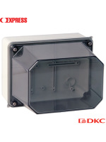 Коробка Ответвит. С Гладкими Стенками, Прозрачная, IP56, 150х110х135мм
