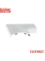 Угол плоский для напольного канала 75х17 мм APSP W, цвет белый