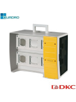 MBOX2. Корпус на 16 модулей и 6 постов с основанием 70х87 мм.