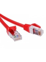 Патч-корд экранированный CAT5E F/UTP 4х2, LSZH, красный, 2.0м