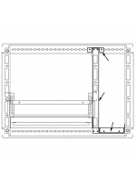 Комплект для создания кабельного отсека, для шкафов DAE/CQE2000 x 600
