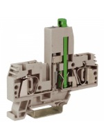 HMF.4/L48, держатель предохранителя, 4 кв.мм, серый с микросхемой LED 48 В