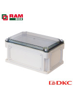 Корпус IP67,300х150х146 (выс.крышки 21),стнк.выбв.флнц.,прозр.крыш.