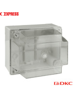 Коробка ответвит. с гладкими стенками, прозрачная, IP56, 380х300х180мм