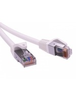 Патч-корд экранированный CAT6 F/UTP 4х2, LSZH, белый, 3.0м