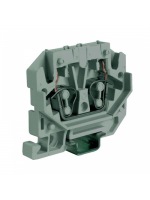 HPP.2(Ex)i, мини зажим, проходной 2,5 кв.мм синий