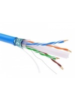 Информационный кабель экранированый F/UTP 4х2 CAT6, PVC, синий