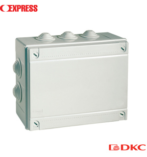 Коробка ответвит. с кабельными вводами, IP55, 240х190х90мм