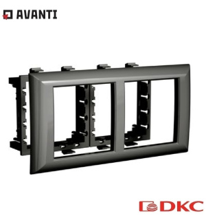 Рамка-суппорт 'Avanti' черный для 'In-liner Front', 4 мод.