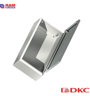 Сварной металлический корпус CDE, 400х200х120 мм, с фланцами, IP55