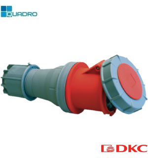 Розетка кабельная IP67 63A 3P+E 400V