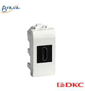USB 3.0 розетка, Brava, сл кость, 1 мод.